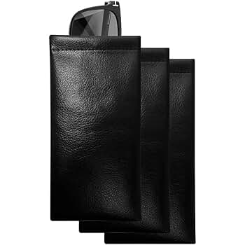 TEHA’ AMANA Glasses case soft L OLETHA Aesthetic Soft Glasses Case, Slim Travel Pouch for